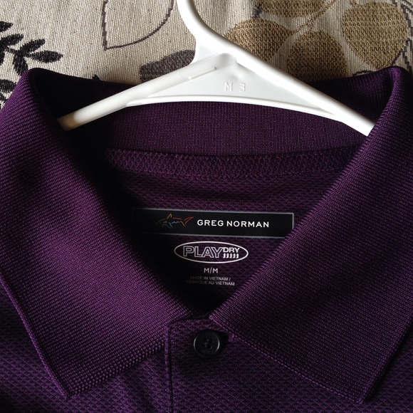 COPY - GREG NORMAN PLAY DRY LONG SLEEVE GOLF SHIR… - Picture 2 of 4
